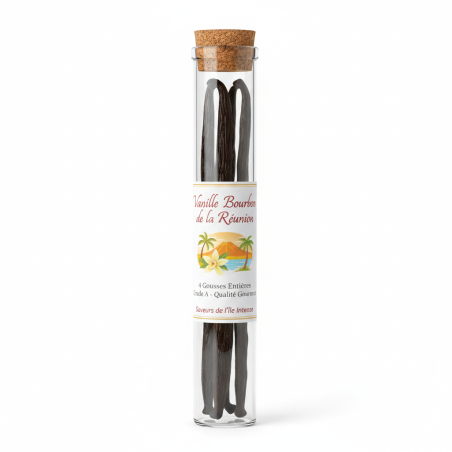Sachet de Vanille Bourbon- 4 Gousses- PEI FRUITS EXPORT
